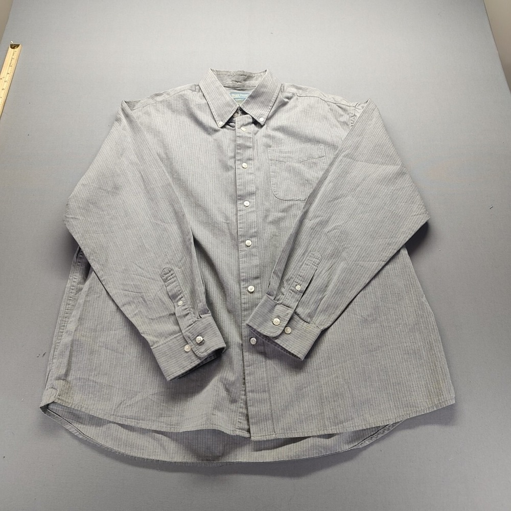 DUCK HEAD Men's XXL Plaid/Check Button Down‎ Cotton Shirt w/Pocket